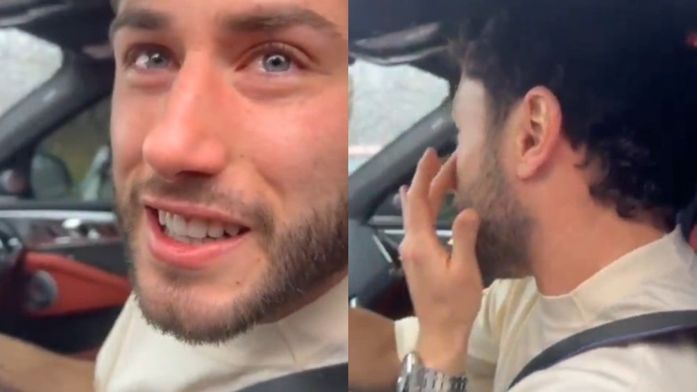 Calabria se va llorando del Milan. Captura/AntoVitiello