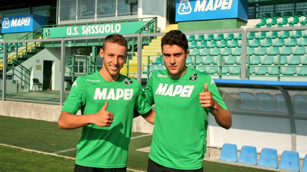 Davide Frattesi y Riccardo Marchizza han llegado al Sassuolo por 7'5 millones de €. SassuoloUS