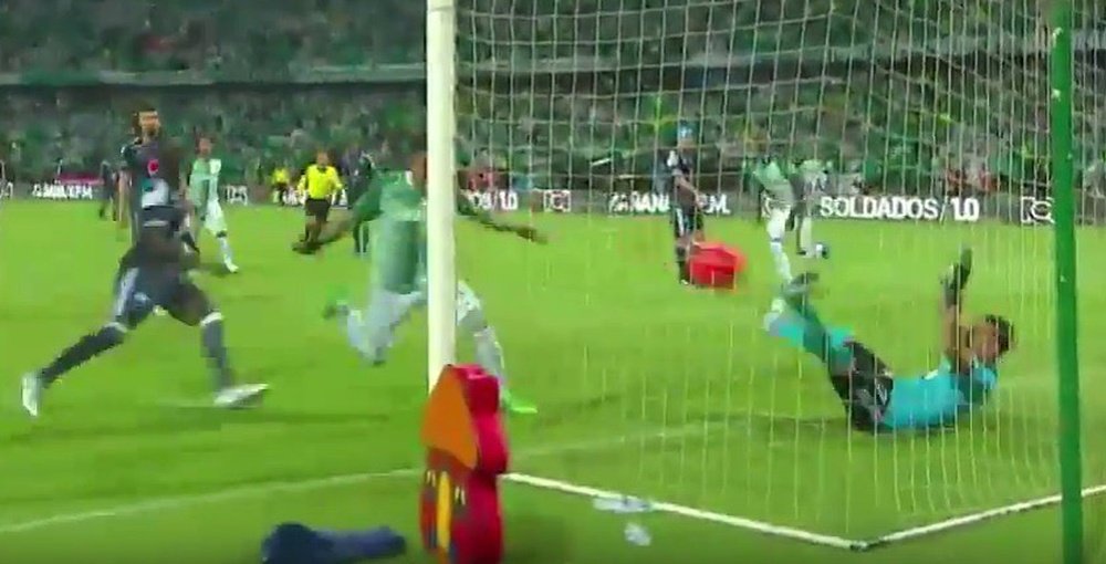 Dayro llevó a Nacional a la final con este gol en el descuento. Youtube