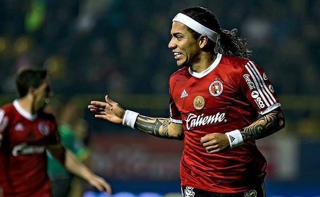 Dayron Moreno es el máximo goleador del Apertura en México. Archivo/EFE/EPA