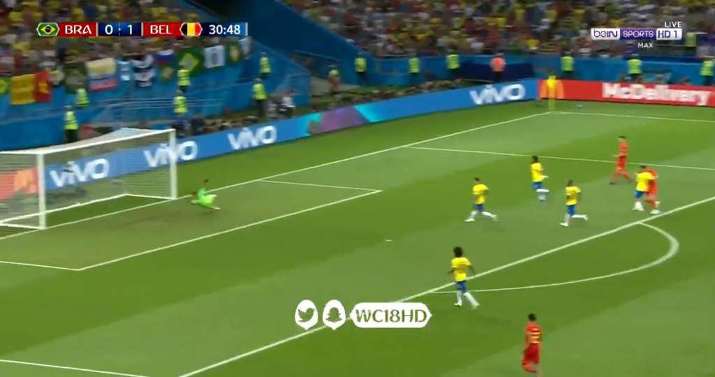 De Bruyne thundered home a low effort to give Belgium a two-goal lead