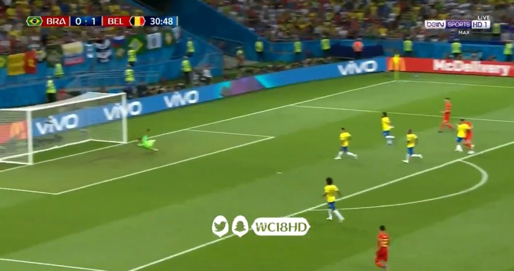 De Bruyne hammered home a low screamer in Belgium's World Cup quarter-final v Brazil. BeInSports
