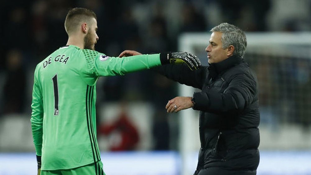 Mourinho quiere seguir con De Gea en sus filas. EFE