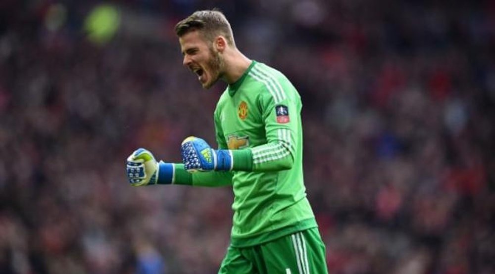 Manchester United goalkeeper De Gea will stay in Manchester. AFP