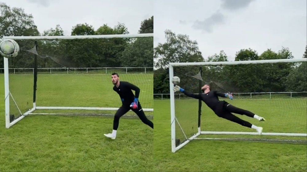 De Gea has taken his time to find a suitable club for him. Screenshot/X/D_DeGea