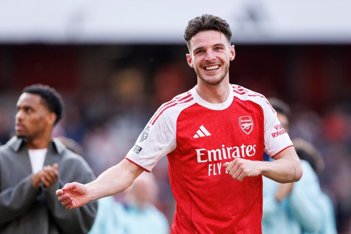 Rice hailed Martinelli’s stunning late equaliser. EFE