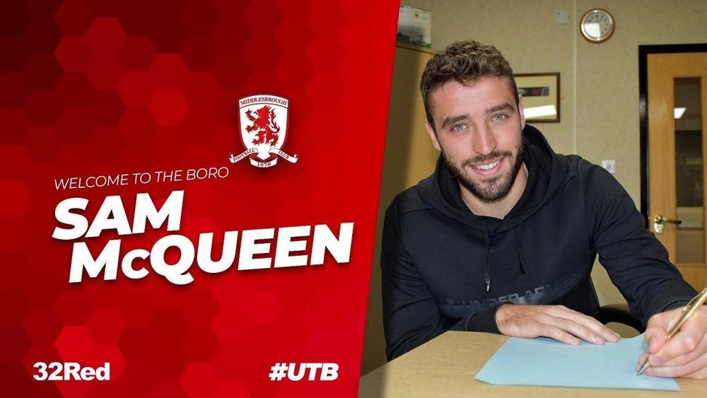 McQueen has joined the Teessiders on a season-long loan. MFC