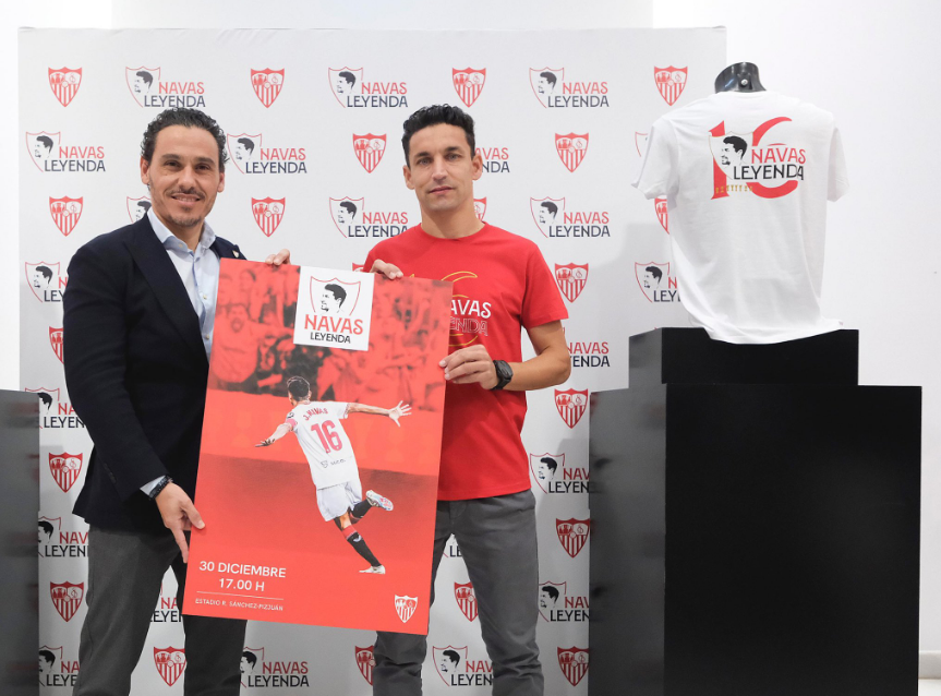 El Sánchez-Pizjuán despedirá al Navas futbolista el 30 de diciembre