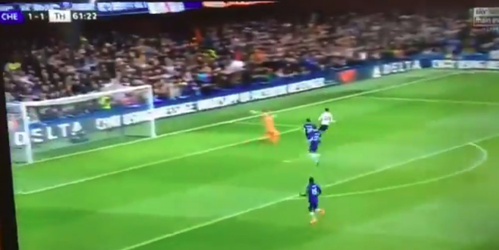 Alli scored twice in four minutes to put Spurs in control. Screenshot