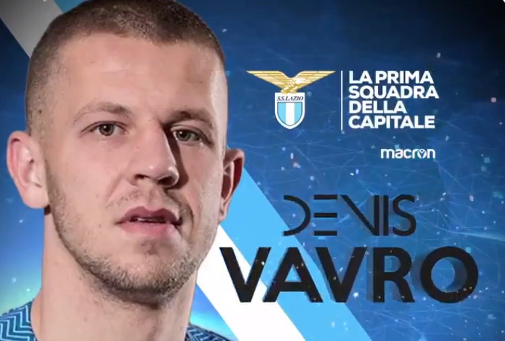 Vavro, nuevo jugador de la Lazio. Captura/Lazio
