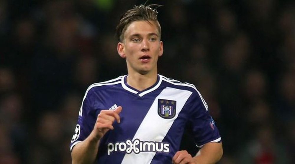 Dennies Praet, joueur de l'Anderlecht aimerait aussi jouer à Seville. Twitter.