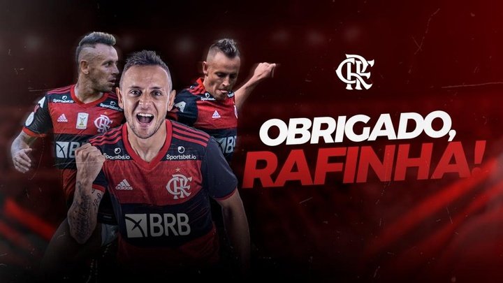 Rafinha rescinde con Flamengo y se marcha a Olympiacos