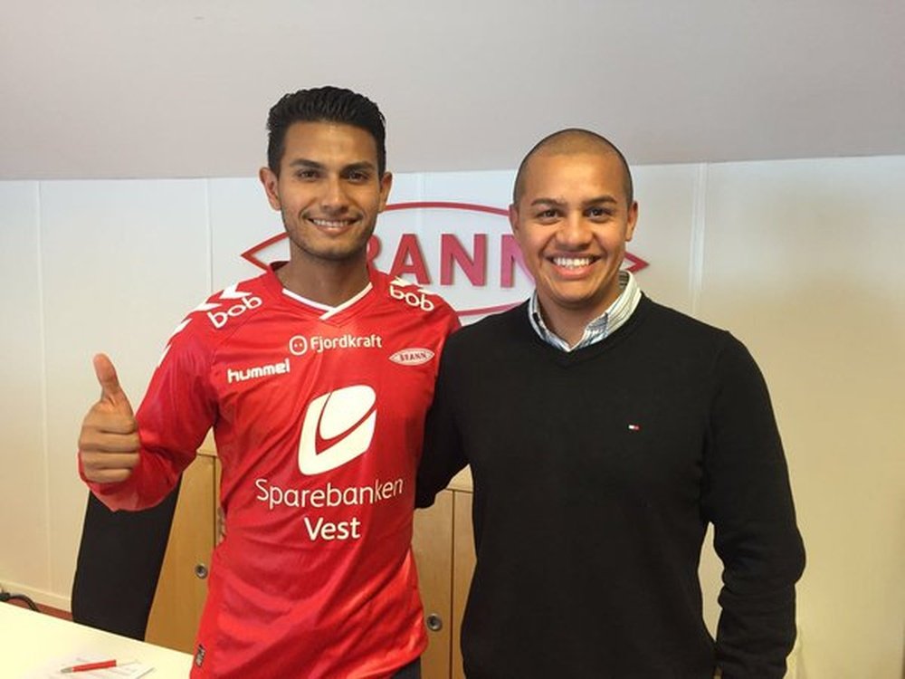 Deyver Vega, presentado como nuevo juegador del Brann. Twitter