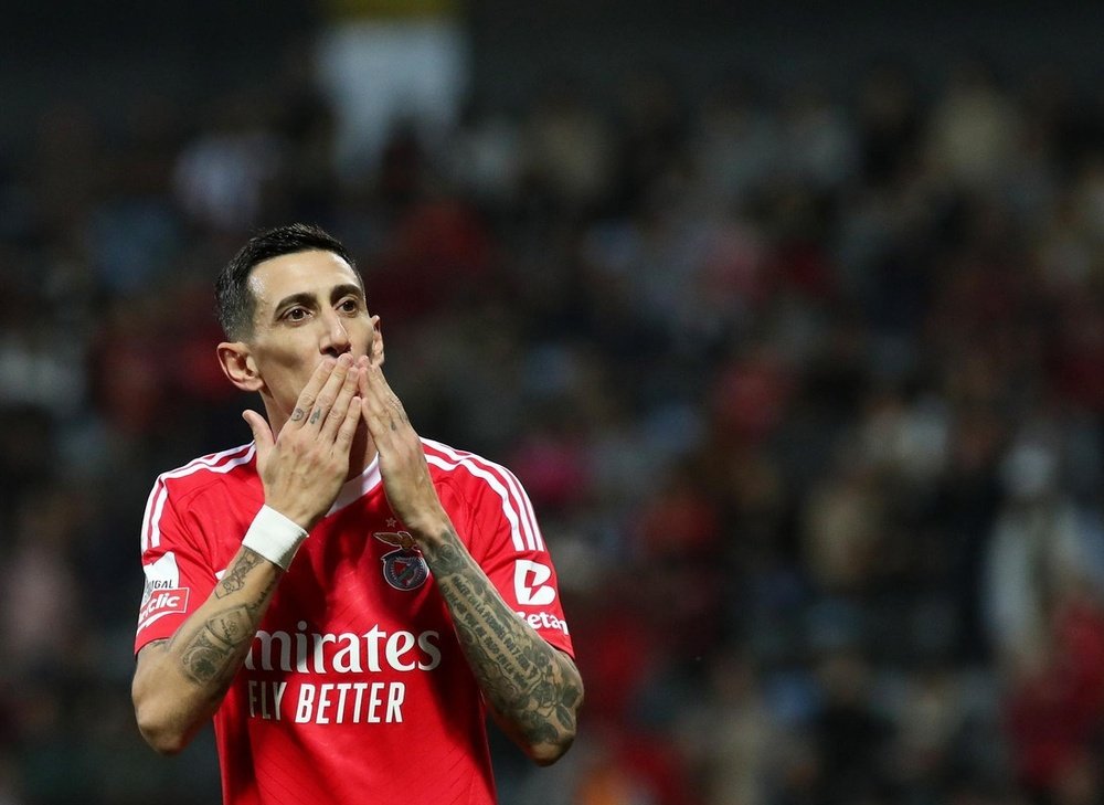 Di María volta a ser convocado pelo Benfica. EFE