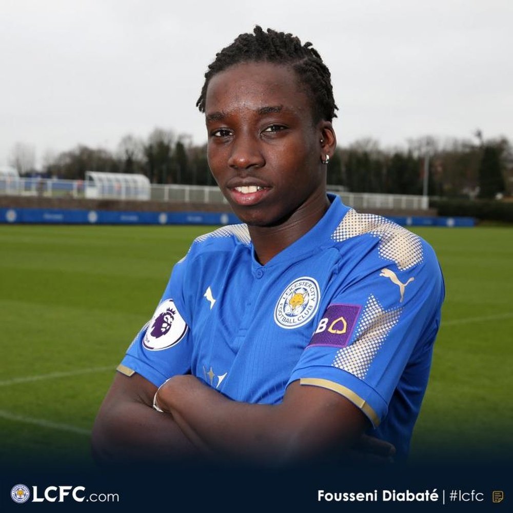 Official Leicester City Sign Attacker Fousseni Diabate Official Leicester City Sign Attacker Fousseni Diabate