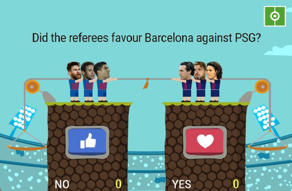 Did the referees favour Barcelona against PSG? BeSoccer