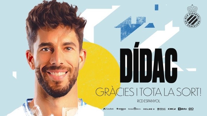 El Espanyol confirmó el adiós de Dídac Vilà