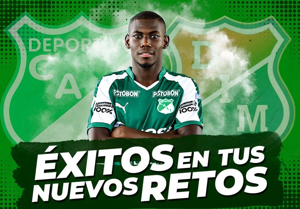 Didier Delgado se convirtió en nuevo jugador de Independiente Medellín. Twitter/AsoDeporCali