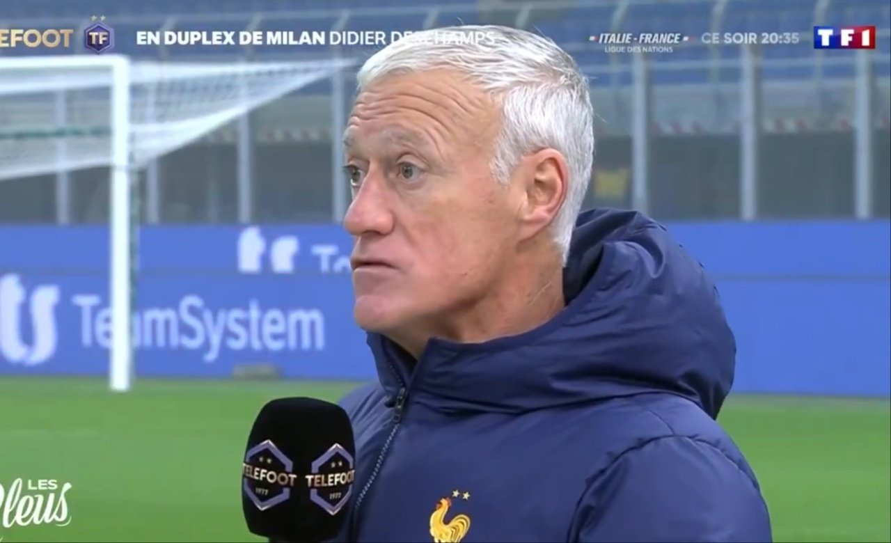 Deschamps confía en que el mejor Mbappé vuelva. Captura/Téléfoot