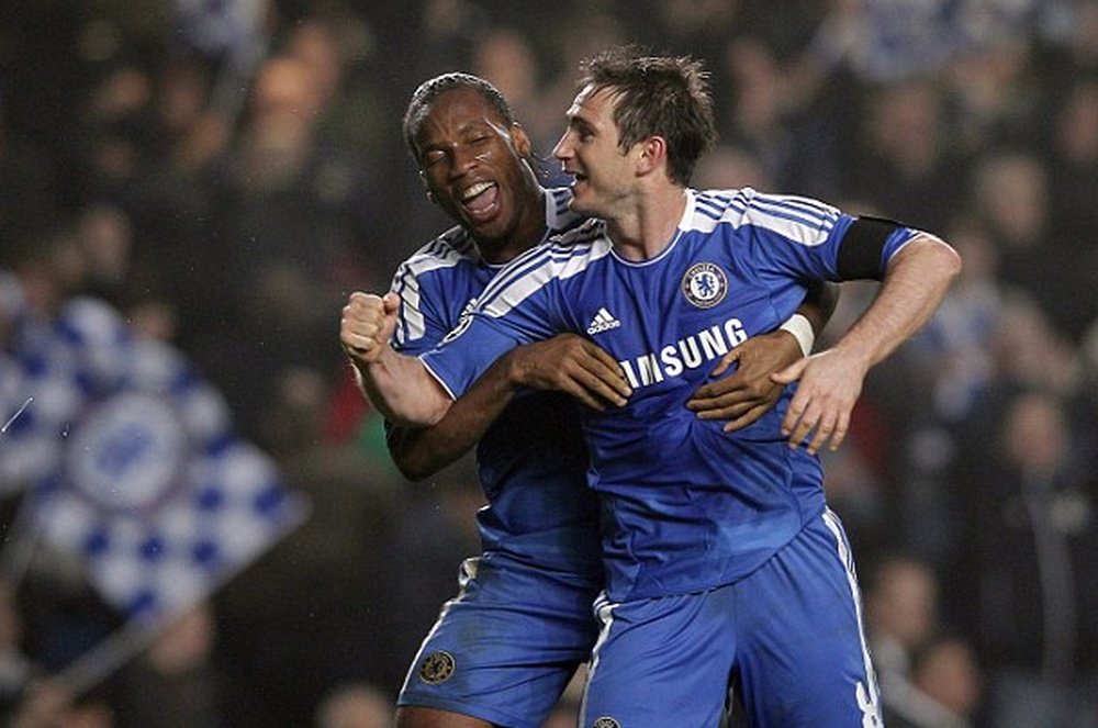 Drogba spearheads our Chelsea attack. UEFA