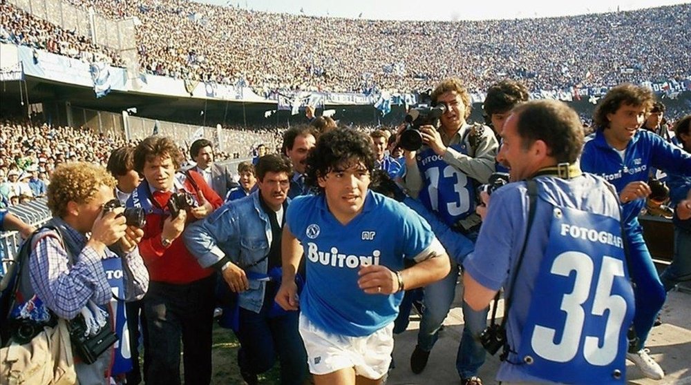 1.000 giorni dalla morte di Maradona. AFP