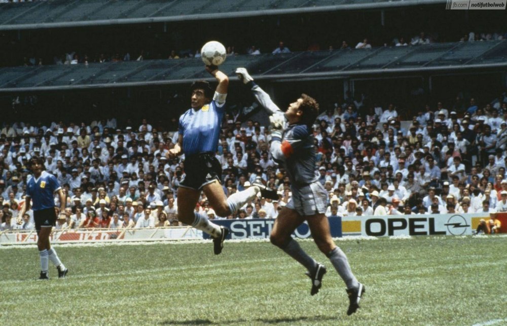 Maradona relembra seu gol mais emblemático. Archivo