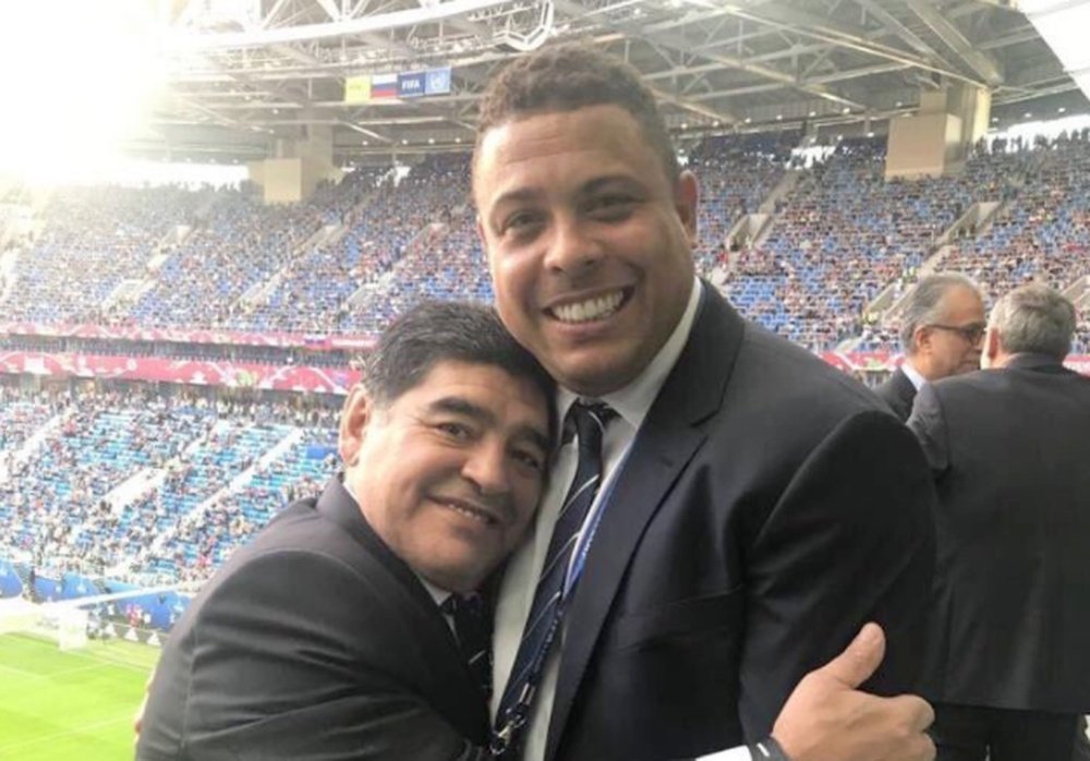 Deux légendes réunies. Facebook/DiegoArmandoMaradona