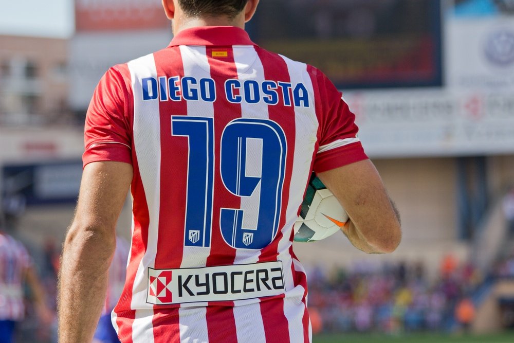 Diego Costa, Atlético de Madrid. Wikipedia