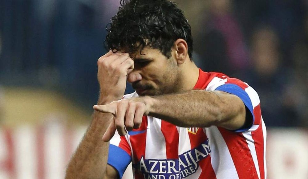 Diego Costa sólo piensa en volver al Atlético de Madrid. EFE