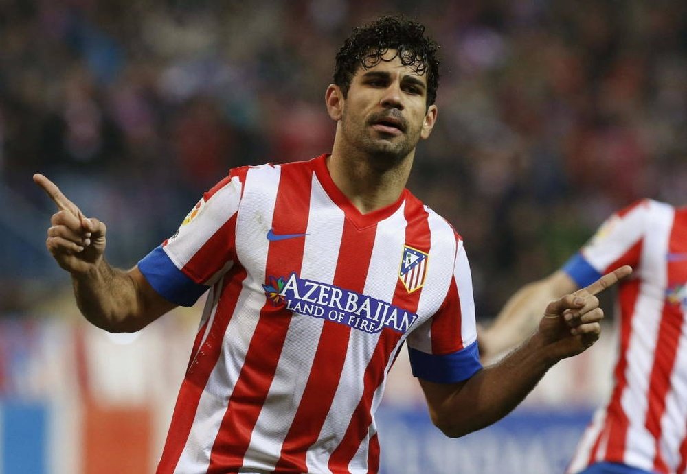 Diego Costa no descarta fichar por otro club que no sea el Atlético. EFE