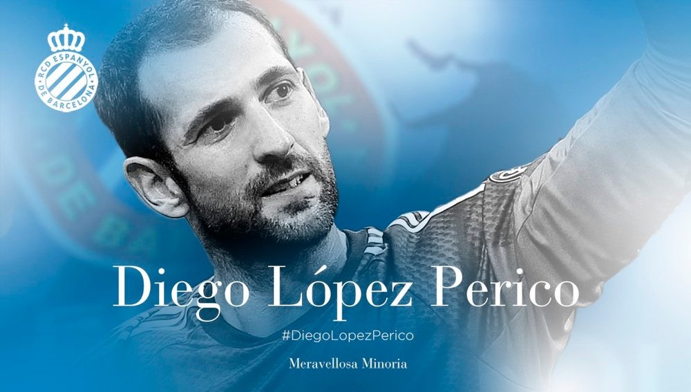 Diego López, nuevo jugador del Espnayol. RCDEspanyol