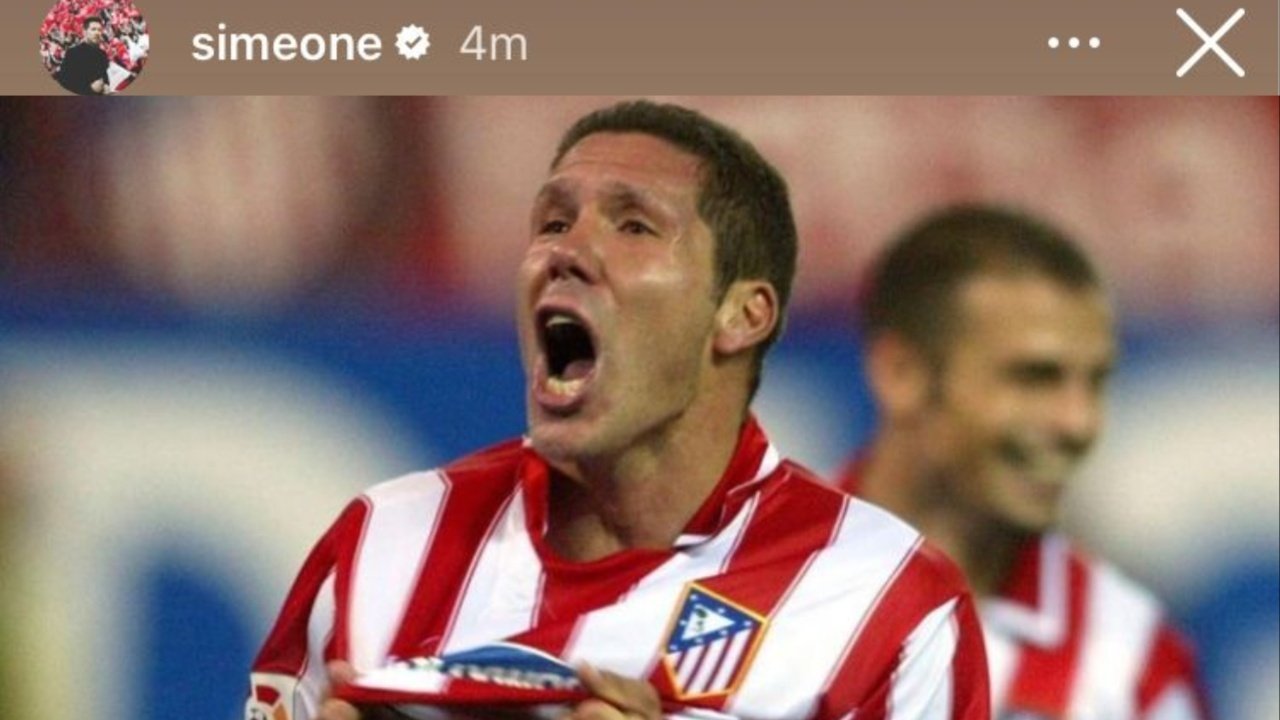 Atletico's crest depends on the fans' votes. Instagram/Simeone