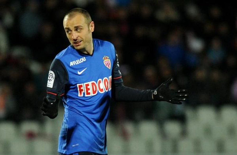 Dimitar Berbatov, during his time with Mónaco. Twitter