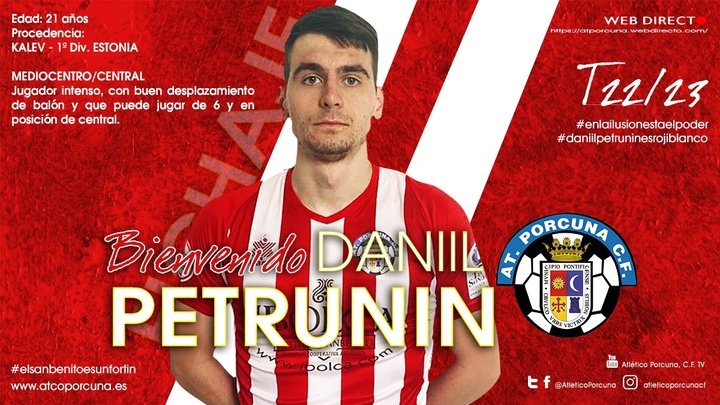 El estonio Daniil Petrunin, último fichaje del Atlético Porcuna