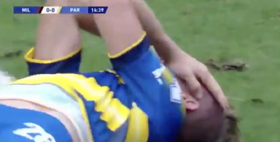 Duele solo con verlo: el obús de Ibra que dejó 'k.o.' a Gagliolo