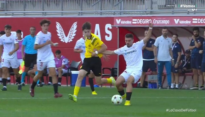 El Sevilla estrenó su casillero en la Youth League