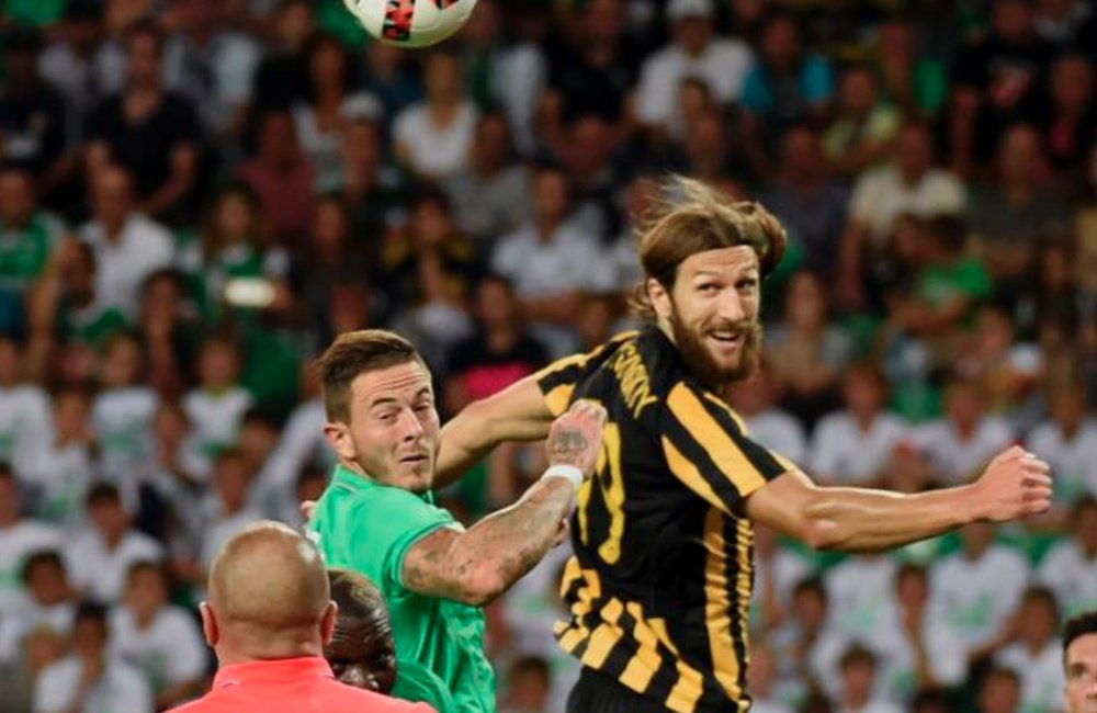 Chygrynskiy will continue at AEK Athens. AFP