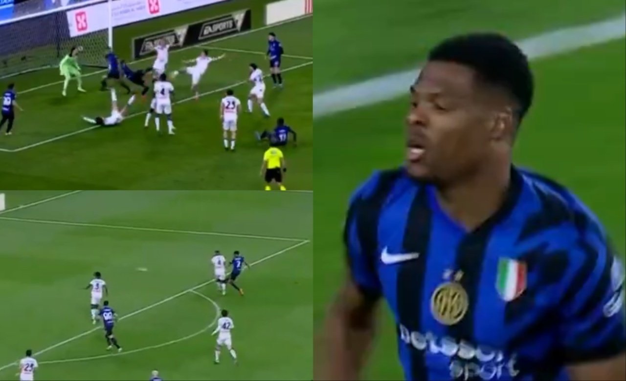 Dumfries, desatado: un golazo de chilena y otro con un misil