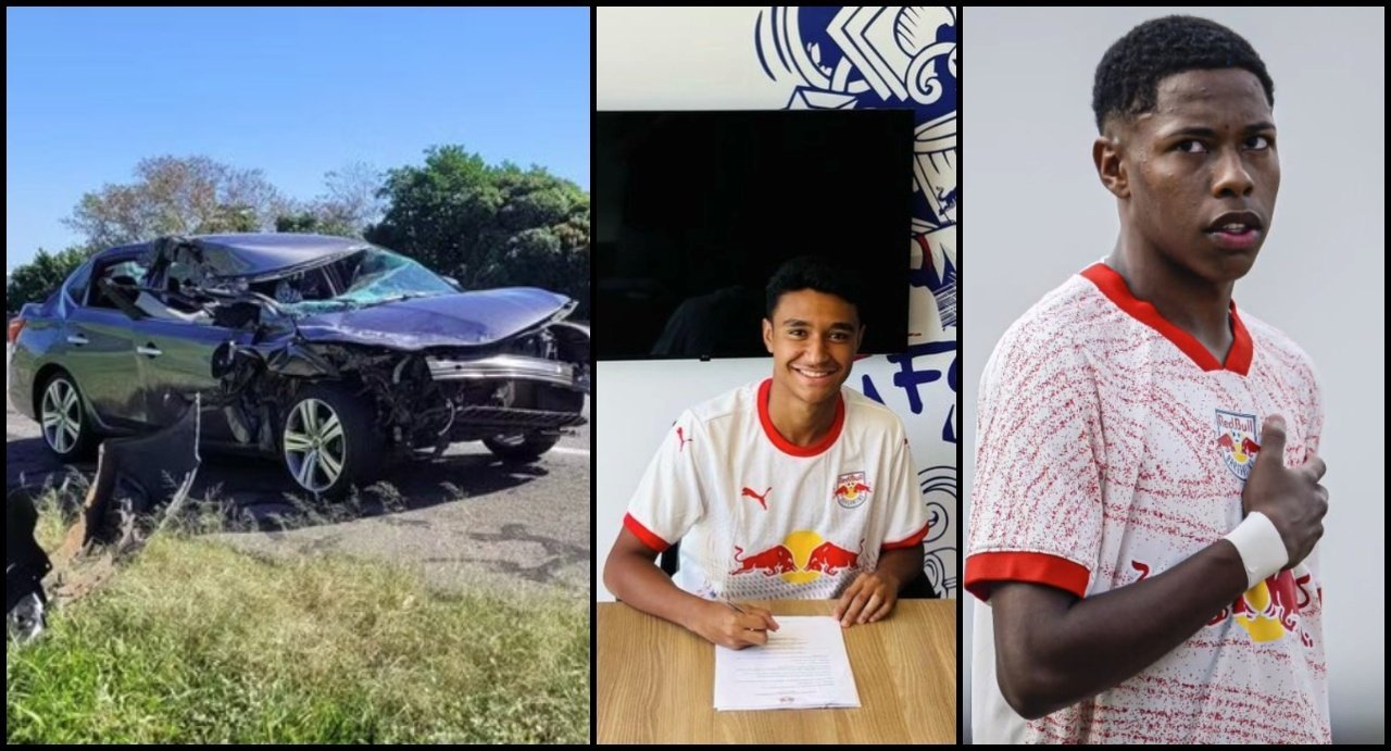 Dois jogadores do sub-20 do Bragantino sofrem grave acidente