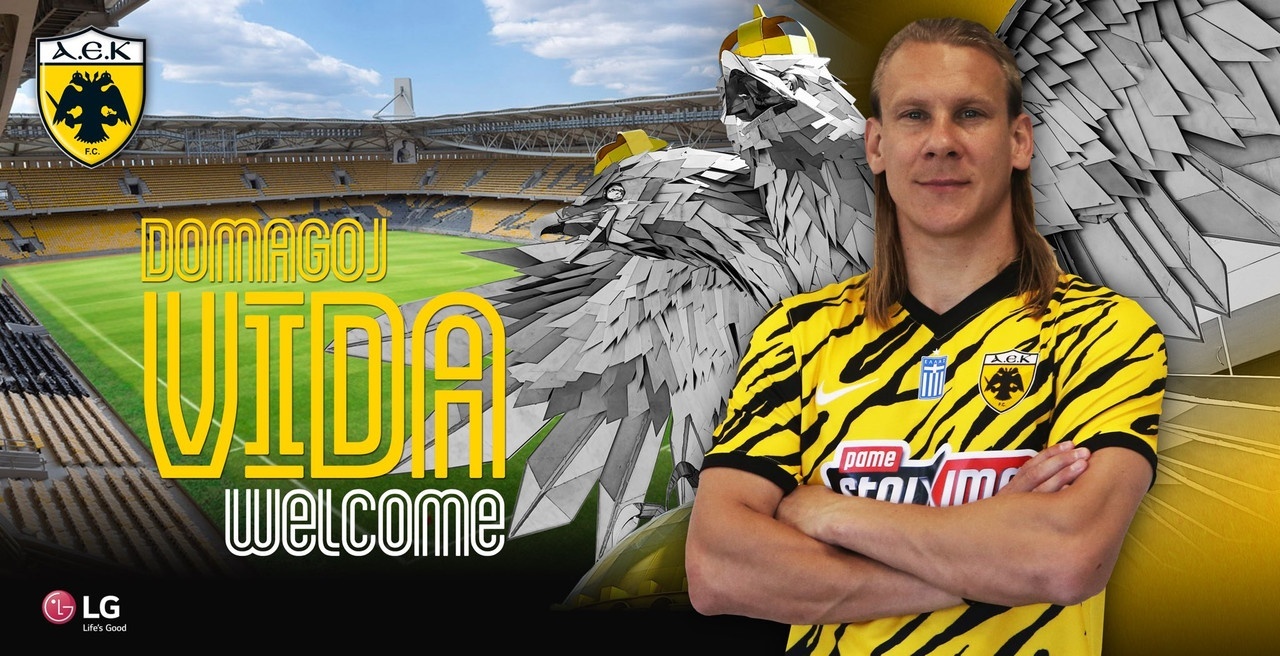 Domagoj Vida signs for two years with AEK Athens