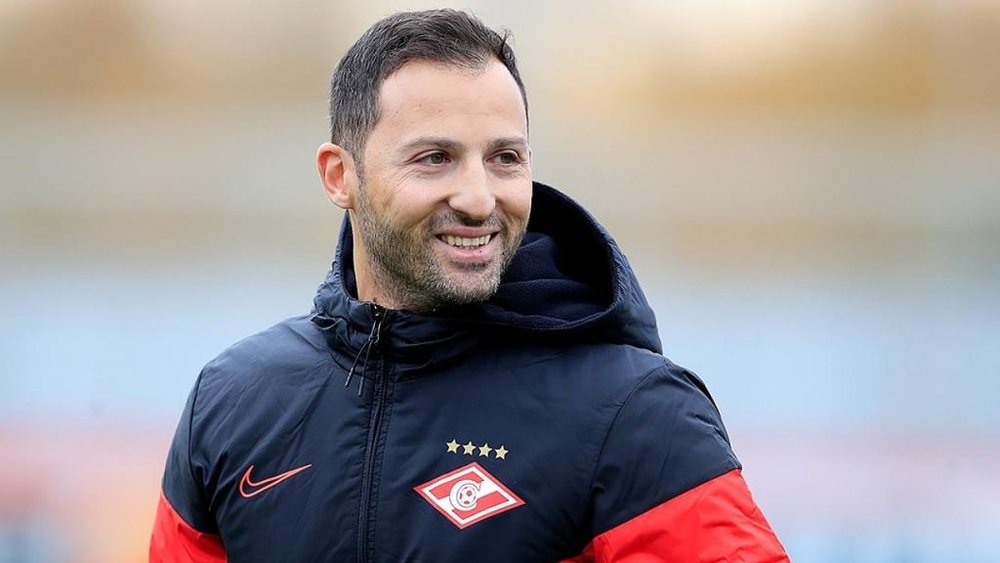 Domenico Tedesco peut devenir l'entraîneur de RB Leipzig. AFP
