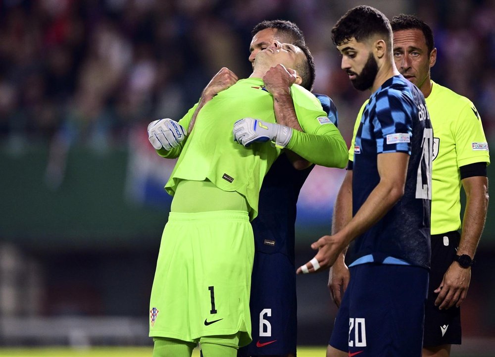 Croacia le ganó a Austria por 1-3. AFP