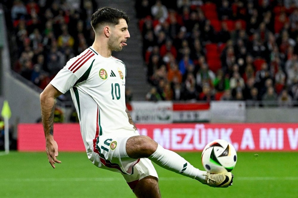 Szoboszlai has become a key player for Liverpool. EFE