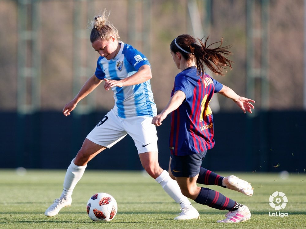 El Málaga aguantó al Barça una parte. LaLiga