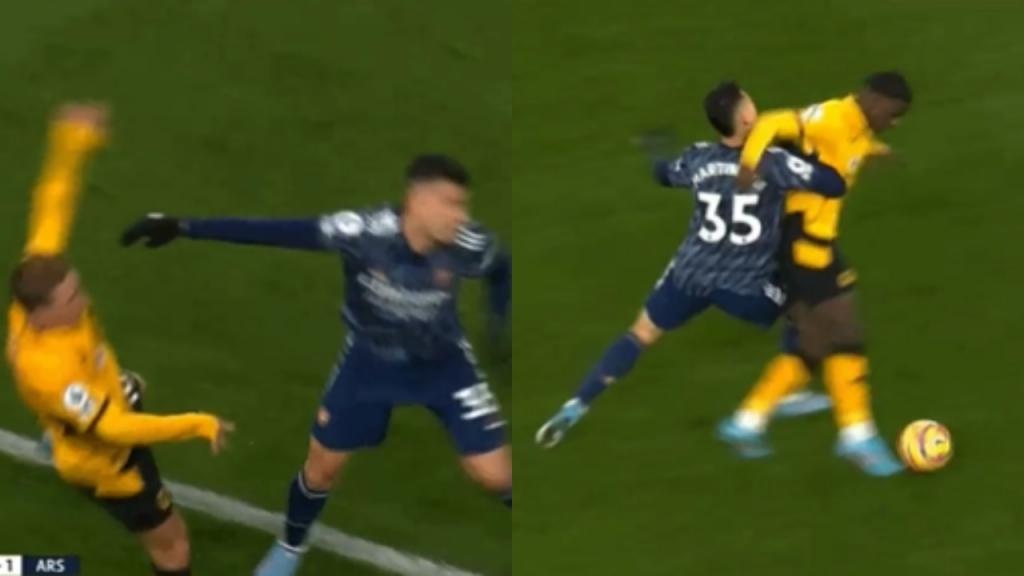 ï»¿Martinelli sent off for two simultaneous yellows!