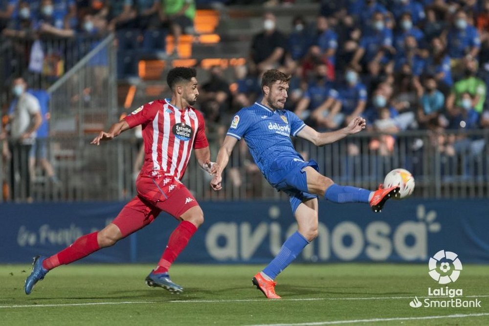 El Fuenlabrada no pasó del empate a uno contra el Lugo. LaLiga