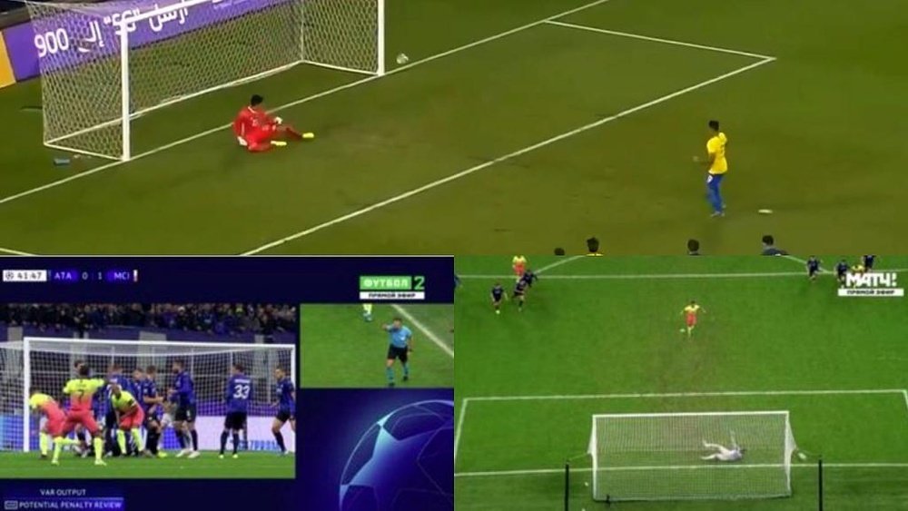 Jesus once again missed from 12 yards. Capturas/DAZN/MovistarLigaDeCampeones