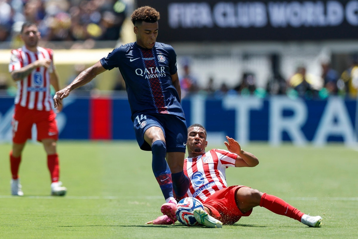 Désiré Doué PSG Atlético de Madrid