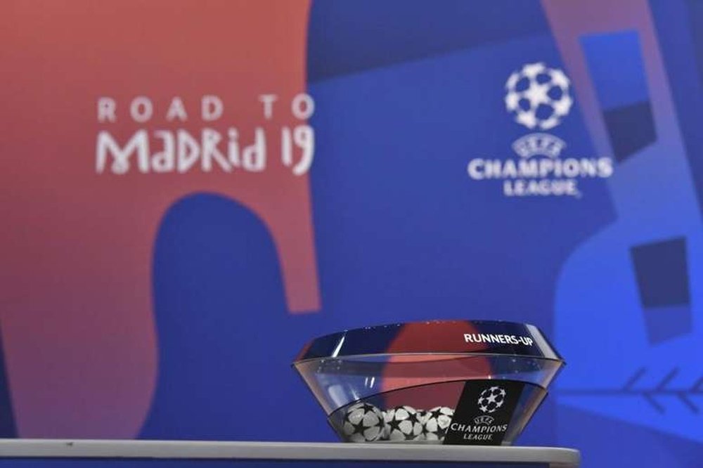 Draw for the quarter-finals and semi-finals of the Champions League. ChampionsLeague
