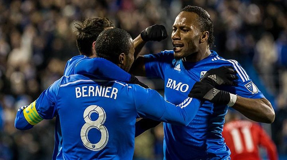 Drogba (R) is allegedly wanted by Napoli. ImpactMontreal